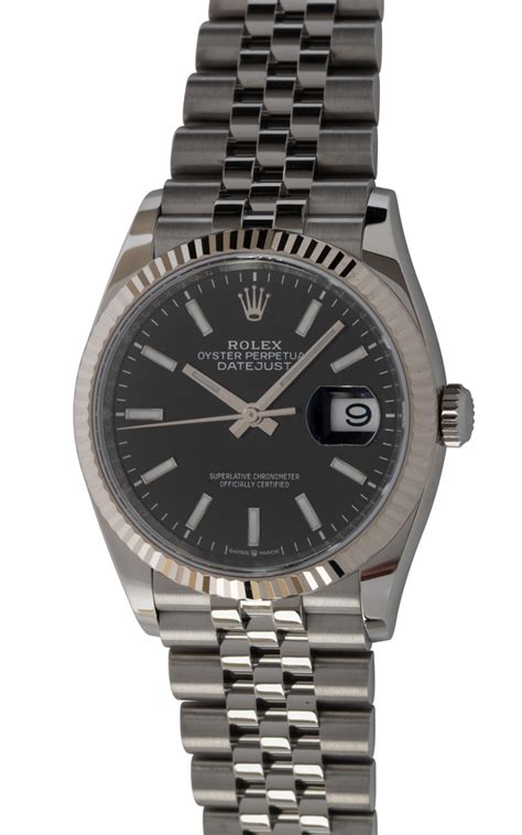 rolex m126234 0015|rolex fluted bezel.